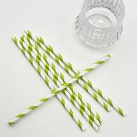 Pailles à boire en papier biodégradables jetables écologiques professionnelles pour les décorations de mariage et de fête de Noël