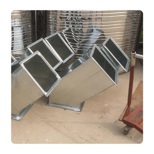 Prezzo di fabbrica HVAC sistema di vendita calda in acciaio GI20 zincato <span class=keywords><strong>TDF</strong></span> quadrato e a spirale condotto d'aria con superficie verniciata a polvere - Product Image 2