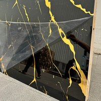 Paneles de Pared de PVC con Acabado Brillante Moderno 2026, Personalizados con Diseño de Mármol, para Decoración de Interiores