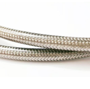 3.2X7.5- SAE J1401 1/8 Sistema Freni ProAutomotive: Tubo Freno in Nylon Intrecciato con Filo d'Acciaio Inossidabile, Tubo Freno Carburante in Nylon - Product Image 2