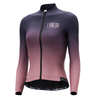 Lameda Sublimation Populaire Conception Thermique Cyclisme Femme Manches Longues Maillot Cycle