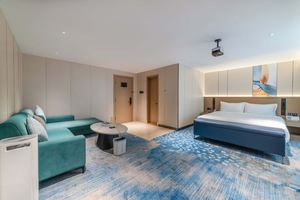 Ensemble de meubles de chambre à coucher <span class=keywords><strong>Leica</strong></span> pour hôtel, lit simple personnalisé, design moderne, taille Queen Size, ensemble de chambre à coucher en bois massif - Product Image 4