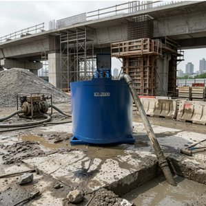 เครื่องผสมคอนกรีตไฟฟ้า Ky-2000 พร้อมถังขนาด 2800 ลิตร และมอเตอร์ 5.5 กิโลวัตต์ - Product Image 5