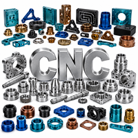 Pièces de support d'articulation de bras robotisé en aluminium 6061 usinées CNC 5 axes de précision personnalisée pour l'automatisation industrielle