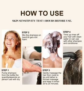 แชมพูย้อมผมออร์แกนิคจีน 500 มล. <span class=keywords><strong>3</strong></span>-in-1 ปิดผมขาวเร็ว แชมพูย้อมผมดำ ครีมย้อมผมสำหรับผมหงอก - Product Image 6