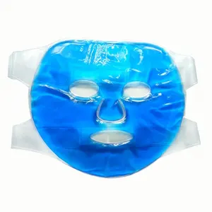 Beauty care Cool facial SPA Reusable hot cold compression Cooling gel face ice pack for Removing puffiness