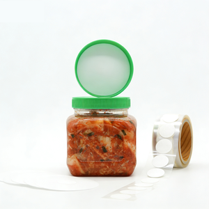 สติกเกอร์วาล์วแบบติดเอง วาล์วระบายอากาศทางเดียวสำหรับบรรจุภัณฑ์กาแฟ วาล์วตรวจสอบความสดพร้อมเยื่อซิลิโคน - Product Image 1