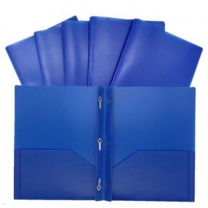 Best Hard Plastic File <b>Folders</b> with Prongs Assorted Colors Paper Portfolios with 3 Metal Prong Fasteners File <b>Folders</b> Plastic - Product Image 5