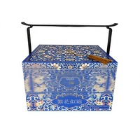 Caja de Regalo de Cartón Grueso de Primera Calidad, Caja de Embalaje Rígida con Acabado Personalizado de Lujo para Regalos Empresariales y Festivos de Alta Gama