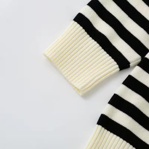Suéter de Punto a Rayas con Cuello Alto para Adolescentes, Ropa de Punto al por Mayor para Niños - Product Image 4