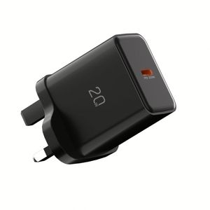 อะแดปเตอร์ชาร์จโทรศัพท์ USB C PD 20W สำหรับ US EU UK  อะแดปเตอร์ชาร์จติดผนังแบบ USB Type C  อะแดปเตอร์ชาร์จสำหรับเดินทางแบบ A+C - Product Image 6