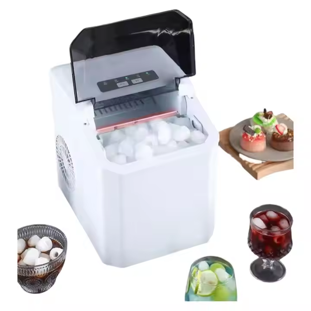 2025 Portable Bullet Ice Maker SelfCleaning Cube Ice Machine for Home Outdoor Dormitory Commercial Use Auto Ice Making System