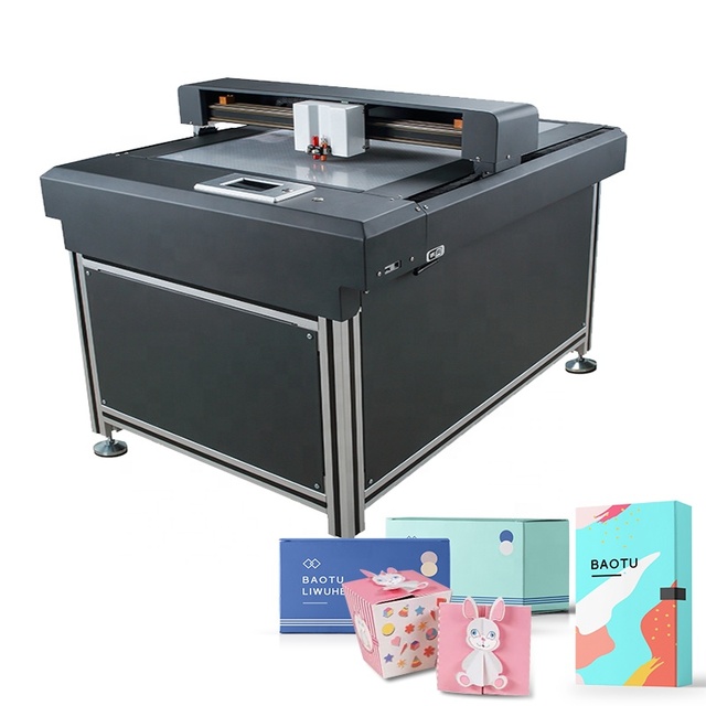 Flat Bed Printer Cutter Plotter 600*900mm Flatbed Printer Cutter Plotter Die Cutting Machine Support DTF Crystal logo Cutter