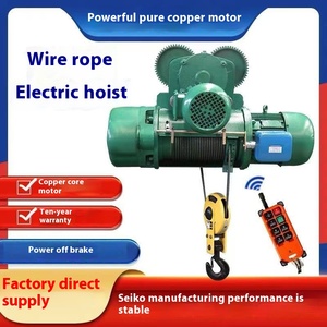 Vente chaude 0.5 tonnes treuil de palan à câble métallique électrique nouvelle grue électrique en métal monophasé Construction industries minières 10ton - Product Image 5