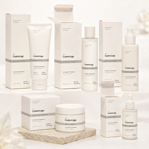 Cajas de Embalaje Cosméticas de Papel Blanco Impresas Personalizadas, Caja Rectangular de Papel con Logotipo Personalizado para Limpiador Facial, Loción y Cuidado de la Piel - Product Image 6