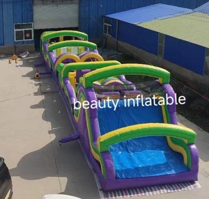 Thiết kế mới 70ft dài Inflatable khóa học trở ngại nhà bị trả lại trò chơi cho bên kinh doanh - Product Image 5