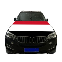 Toptan Yemen Bayrağı Araba Kaputu Örtüsü 130x150cm Evrensel Uyumlu Elastik Motor Kaputu Afişi UV Korumalı Diaspora Ralli Protesto Dekoru