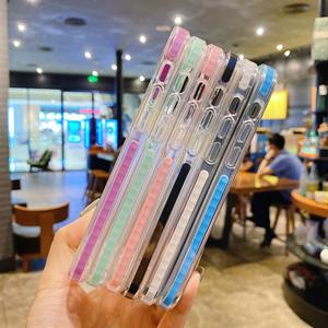 Funda Compacta para <span class=keywords><strong>iPhone</strong></span> 13 <span class=keywords><strong>Mini</strong></span>, Acrílico, TPU, TPE, Antideslizante, Color Plateado, Resistente a Golpes, Antihuellas, Resistente al Desgaste, Delgada - Product Image 5