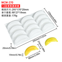 Molde para Repostería de Postres Franceses 3D con Forma de Frutas (Mango, Melocotón, Cantalupo, Fresa) para Mousse, Pastel y Helado, Venta al por Mayor de Fábrica OEM