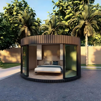 Casa Prefabricada Circular Personalizable Tipo Domo para Hotel, Casa Redonda para Uso Residencial, Cabaña Prefabricada, Casa Modular, Mini Casas Prefabricadas Modulares