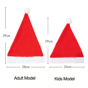 Chapeau de Père Noël classique pour enfants et adultes, idéal pour les fêtes de Noël et du Nouvel An – Prix fabricant MS - Product Image 3