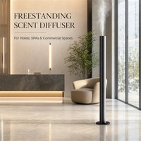 Diffuseur d'arômes commercial en aluminium, alimenté par USB, avec télécommande via application, couverture de 300 m, pour hôtels et bureaux, vente en gros