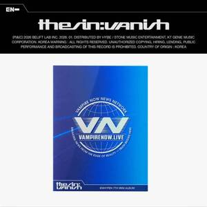 KPOP ENHYPEN 7º Mini Álbum the SIN VANISH Weverse CD Oficial Coleccionable Álbum Musical Coreano Bluewave Regalo - Product Image 2