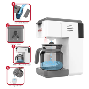 2025 nouveauté cuisine jouets <span class=keywords><strong>Machine</strong></span> à café semblant jouer enfants cafetière jouet appareils de cuisine ensemble pour enfants - Product Image 5