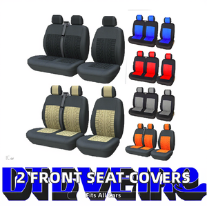 Coprisedile auto in poliestere personalizzato per camion Set completo universale per quattro stagioni 2 + 1 sedile - Product Image 3