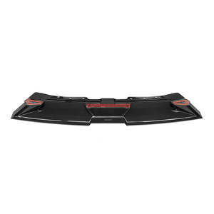 Set Splitter Anteriore in Fibra di Carbonio Prepreg Stile SQ per BMW <span class=keywords><strong>X5</strong></span> G05 G18 Pre-LCI 2019-2023, Stampaggio in Autoclave, 3 Pezzi - Product Image 4
