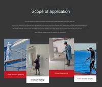 Pulvérisateur de peinture sans air haute pression pour grandes surfaces, machine de pulvérisation électrique robuste