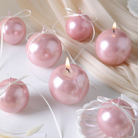 Bougies parfumées artisanales en cire de soja en forme de perle, style influenceur, pour mariage, Saint-Valentin, décoration de maison et fêtes