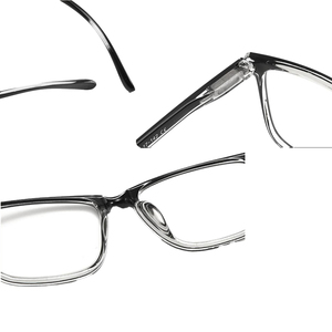 Montures <span class=keywords><strong>de</strong></span> <span class=keywords><strong>lunettes</strong></span> carrées anti-lumière bleue <span class=keywords><strong>pour</strong></span> PC, unisexe, <span class=keywords><strong>pour</strong></span> la lecture - Product Image 4