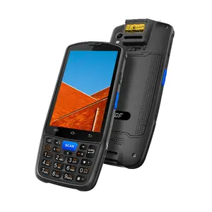 F7 Android 9.0 4G sağlam kablosuz el PDA 1D 2D qr barkod tarayıcı envanter mobil veri terminali