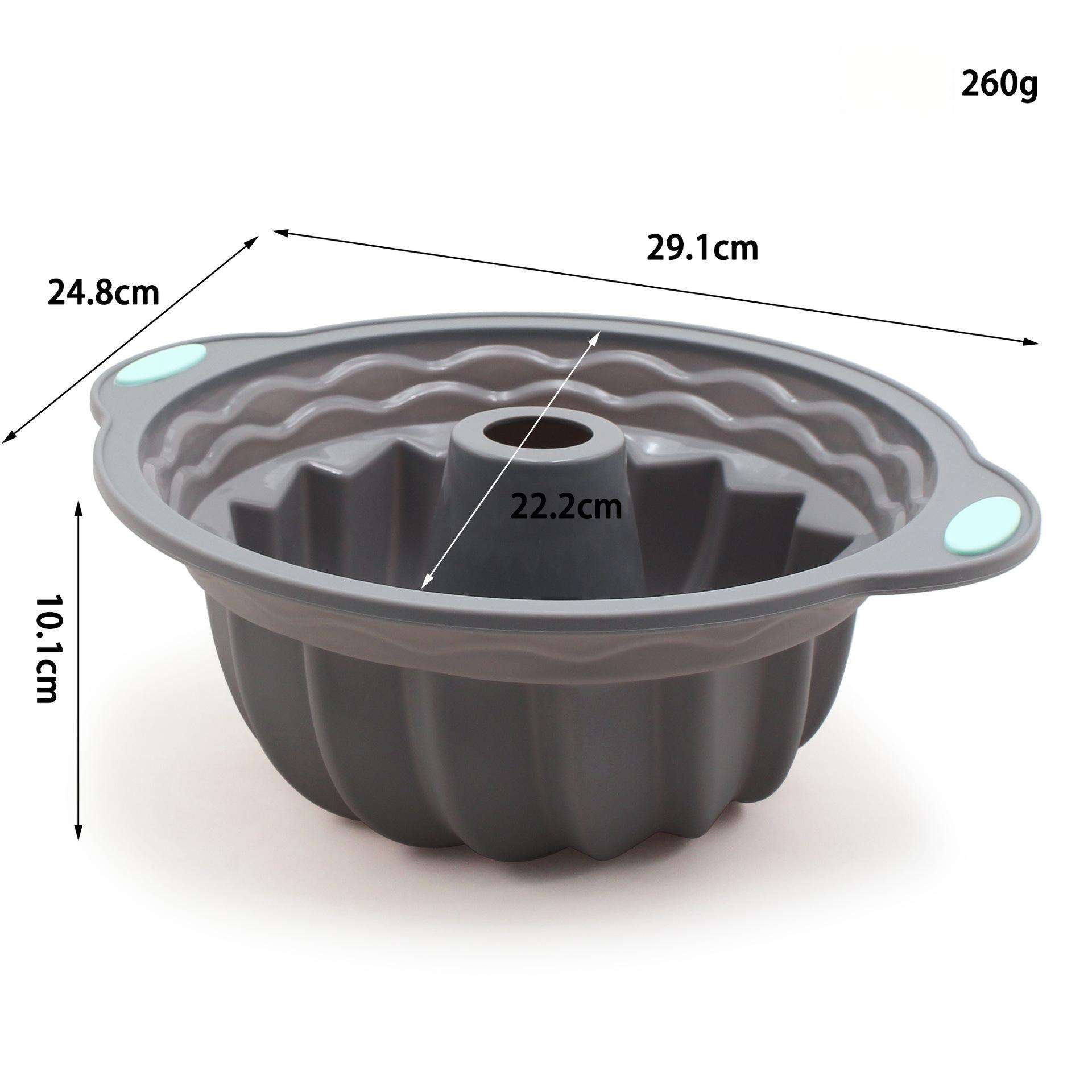 Sartén de tubo de engranaje de 10 tazas