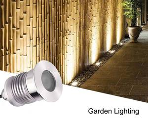 Waterproof IP67 Outdoor Embedded <b>LED</b> Step Silver Aluminum Warm White Underground <b>Light</b> - Product Image 6