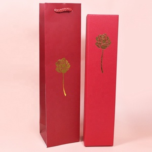 Trending Products 2025 New Arrivals Single Rose Plastic Rose Box for Necklaces and <strong>Rings</strong> <strong>Storage</strong> - Product Image 5