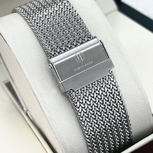 Reloj de Pulsera Deportivo de Lujo para Hombre, Diseño OEM ODM, Caja de Aleación, Esfera de Cristal, Manecillas Verdes, Logotipo Personalizado, Resistente al Agua, Cuarzo - Product Image 5