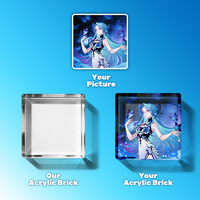 Blocs acryliques personnalisés en gros pour anime, imprimés UV haute définition, pour cadeaux d'entreprise et vente en gros