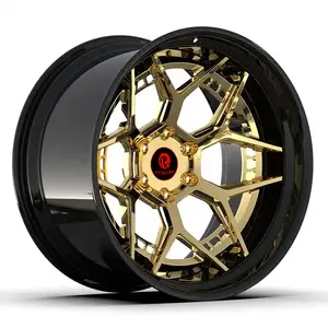 高品質のrines llantas para auto Deep Concave Forged Alloy 5x120 6x1397 Wheels Rims Car Hubs 20 Inch cerchi in Lega 19