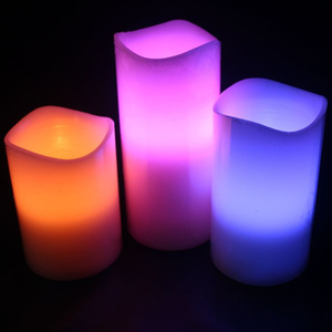 <span class=keywords><strong>LED</strong></span> mum alevsiz mum gece lambası uzaktan kumanda simüle mumlar Tealight flaş alev kokteyl parti gece lambası - Product Image 1