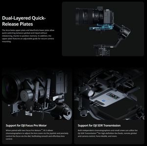 Nuevo DJI RS 5 Original, Capacidad de Carga Útil de 4.5 kg (10 Libras) con un Aumento del 20% en el Torque del Motor (Aprox.) Duración de la batería <span class=keywords><strong>2</strong></span> veces mayor - Product Image 6