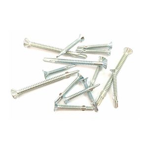 Tornillos autoperforantes de cabeza avellanada Tornillos autoperforantes de cabeza plana de alta dureza superficial con orejas - Product Image 1