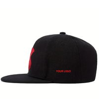 Gorras Snapback Unisex NOVA, Estilo Hip Hop, 100% Acrílico, Ajustables