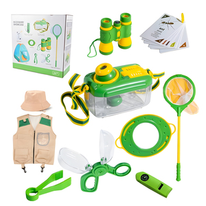 Giáo dục ngoài trời E trẻ em thám hiểm phiêu lưu Kit với <span class=keywords><strong>Bug</strong></span> <span class=keywords><strong>Catcher</strong></span> Net Magnifying môi trường sống & công cụ cho ngoài trời thiên nhiên cuộc phiêu lưu - Product Image 1