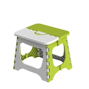 Plastic <b>Folding</b> <b>Stool</b> With Handle Portable Outdoor Fishing Chair Compact Lightweight Design For Adults - Product Image 2