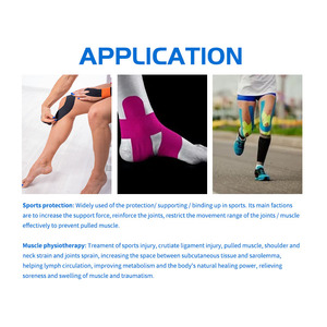 <span class=keywords><strong>Bande</strong></span> adhésive élastique médicale, ruban auto-adhésif cohésif, bandage EAB, bandages extensibles flexibles - Product Image 6