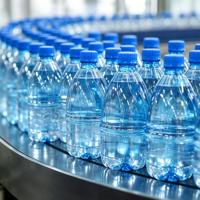 1. Machine de remplissage automatique d'eau minérale 3 en 1, ligne de production de remplissage et de bouchage de bouteilles en PET