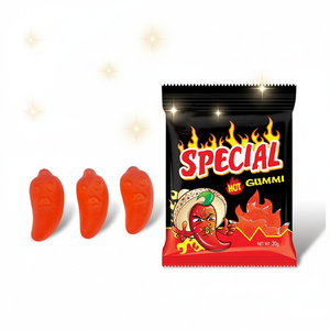 Kinder-Süßigkeiten mit Würziger Geschmackskombination, Halal, Cartoon-Form Roter Pfeffer, Fruchtiger Geschmack, Gummibärchen in Kleiner Tüte - Product Image 2