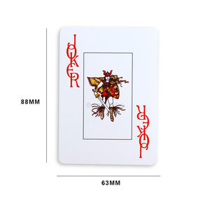 Impresión de Naipes de Plástico Personalizados, Juego de Cartas de 63*88 mm, Impermeables, para Casino, Juego de Póquer - Product Image 3